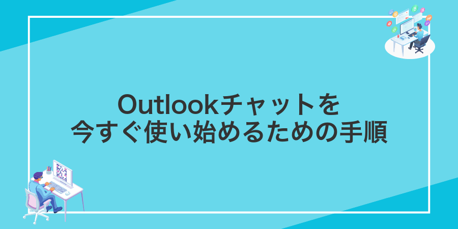Outlookチャットを今すぐ使い始めるための手順