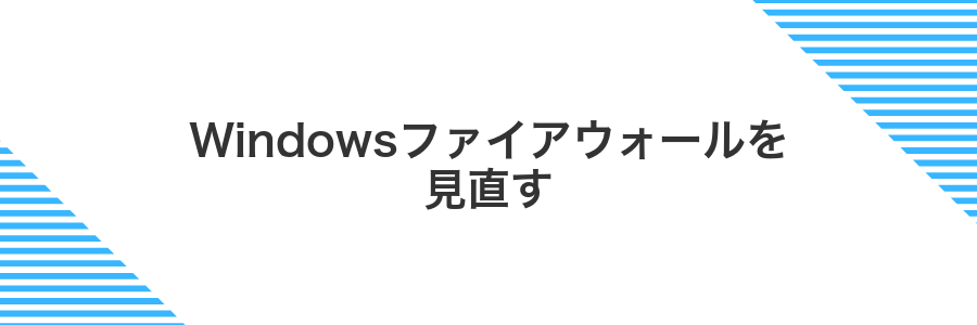 Windowsファイアウォールを見直す