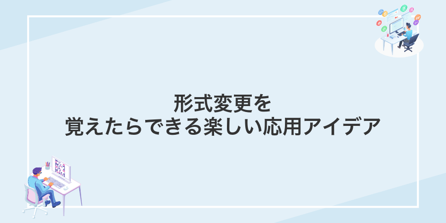 形式変更を覚えたらできる楽しい応用アイデア