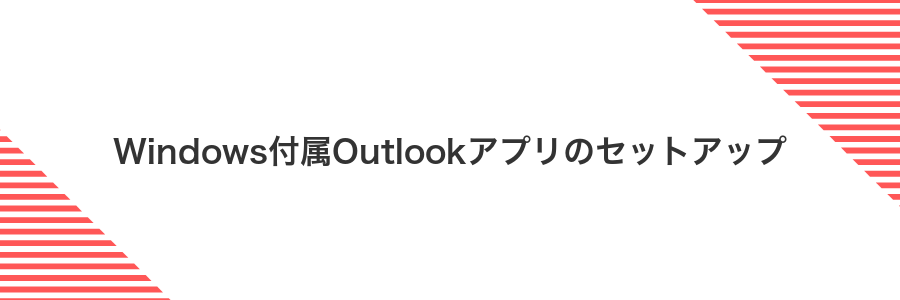 Windows付属Outlookアプリのセットアップ