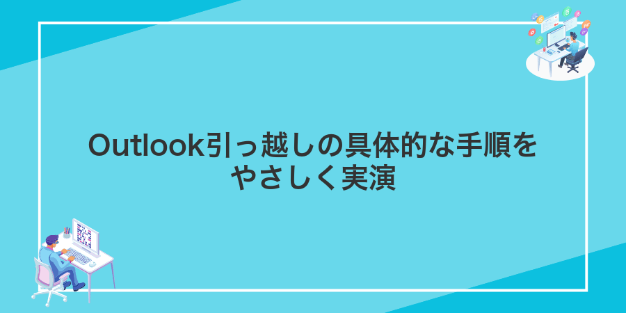 Outlook引っ越しの具体的な手順をやさしく実演