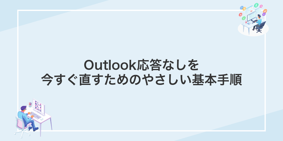 Outlook応答なしを今すぐ直すためのやさしい基本手順