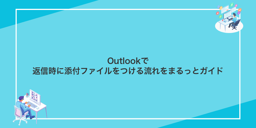 Outlookで返信時に添付ファイルをつける流れをまるっとガイド
