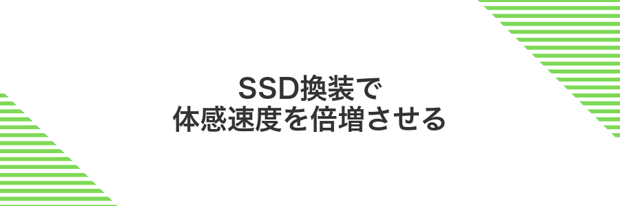 SSD換装で体感速度を倍増させる