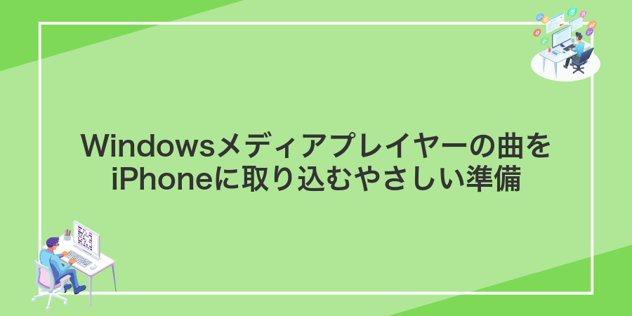 Windowsメディアプレイヤーの曲をiPhoneに取り込むやさしい準備