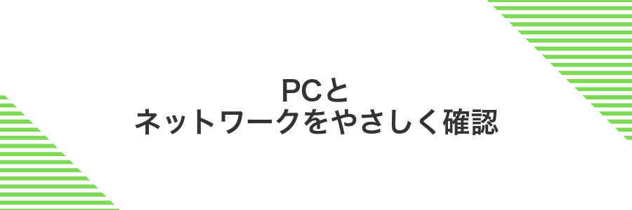 PCとネットワークをやさしく確認