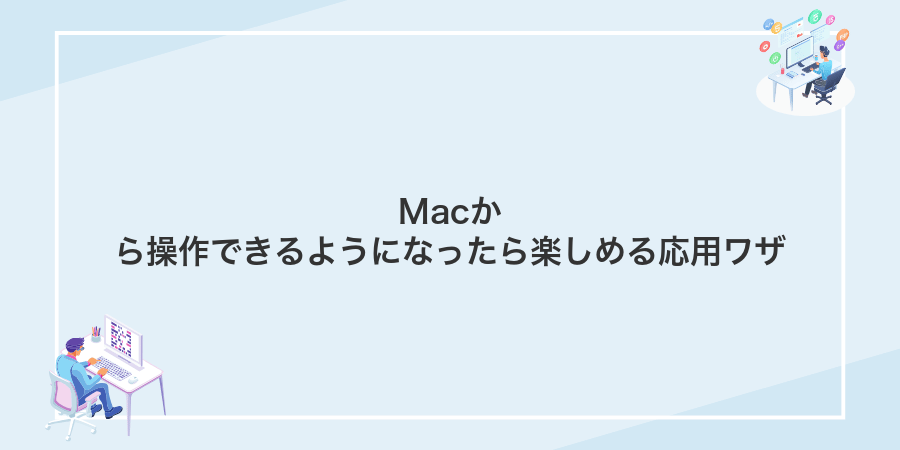 Macから操作できるようになったら楽しめる応用ワザ