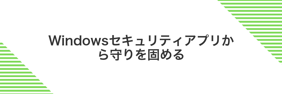 Windowsセキュリティアプリから守りを固める