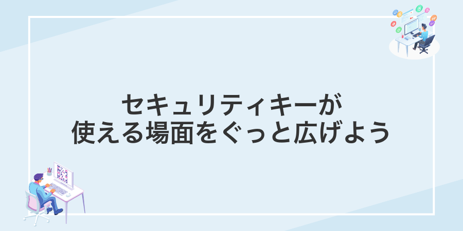 セキュリティキーが使える場面をぐっと広げよう
