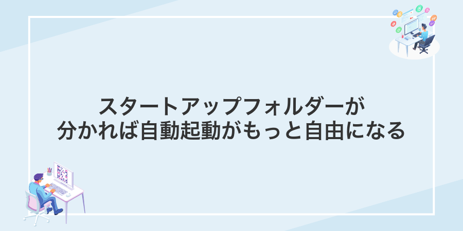 スタートアップフォルダーが分かれば自動起動がもっと自由になる