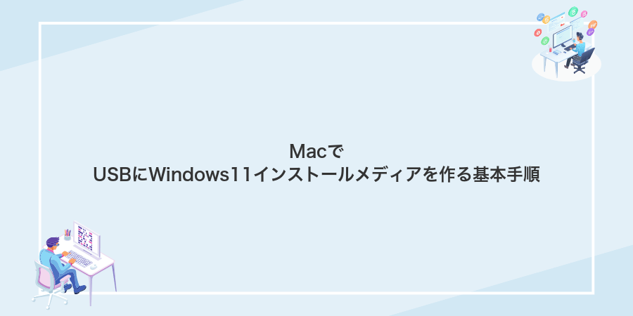 MacでUSBにWindows11インストールメディアを作る基本手順