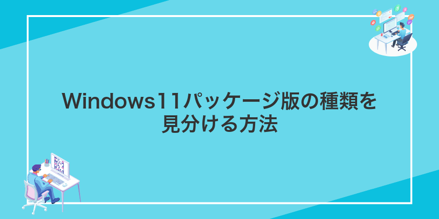Windows11パッケージ版の種類を見分ける方法