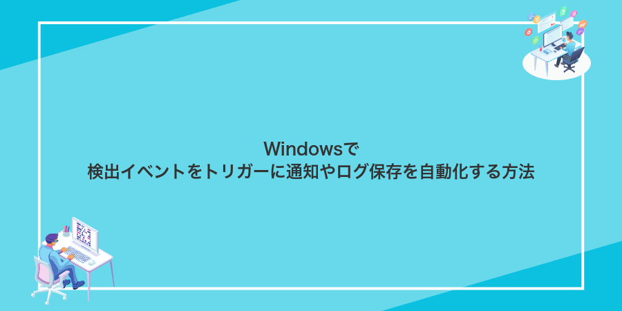 Windowsで検出イベントをトリガーに通知やログ保存を自動化する方法
