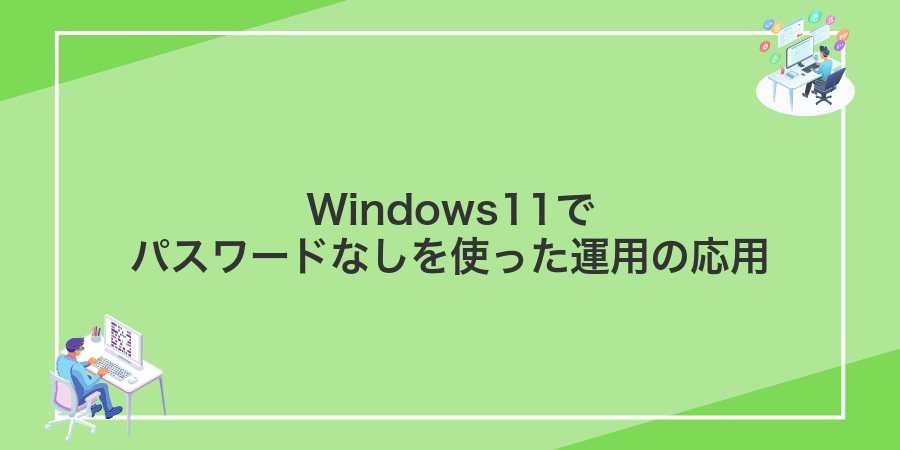 Windows11でパスワードなしを使った運用の応用