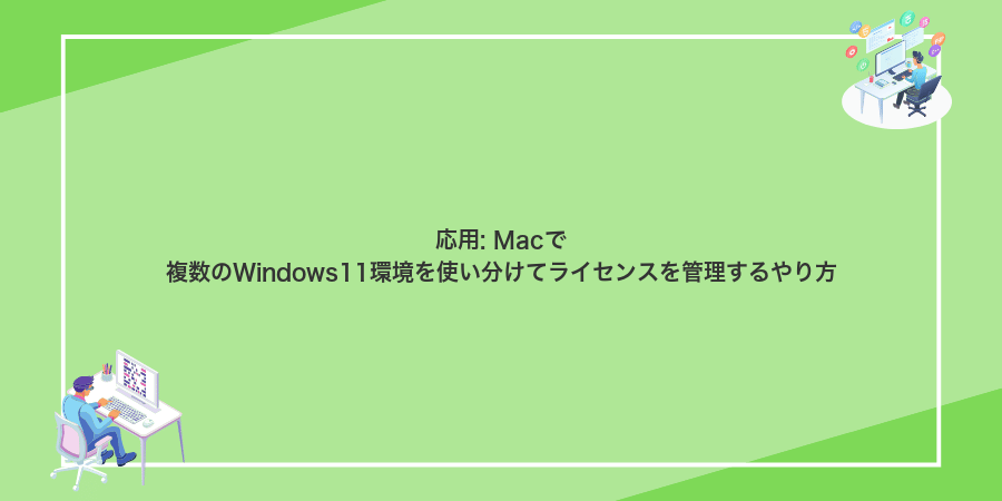 応用: Macで複数のWindows11環境を使い分けてライセンスを管理するやり方