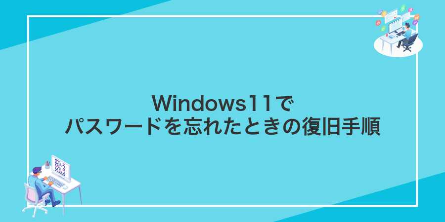 Windows11でパスワードを忘れたときの復旧手順