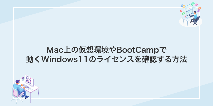 Mac上の仮想環境やBootCampで動くWindows11のライセンスを確認する方法