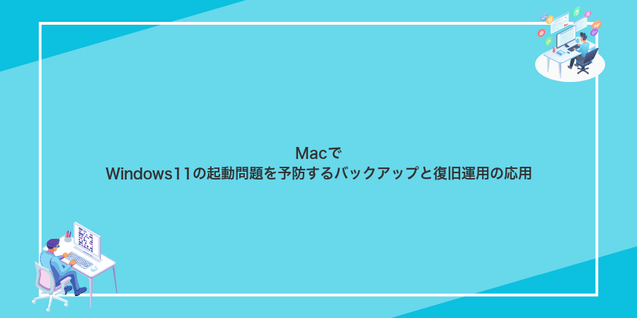 MacでWindows11の起動問題を予防するバックアップと復旧運用の応用