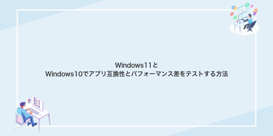 Windows11とWindows10でアプリ互換性とパフォーマンス差をテストする方法