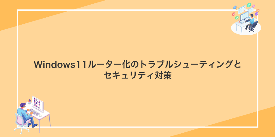 Windows11ルーター化のトラブルシューティングとセキュリティ対策